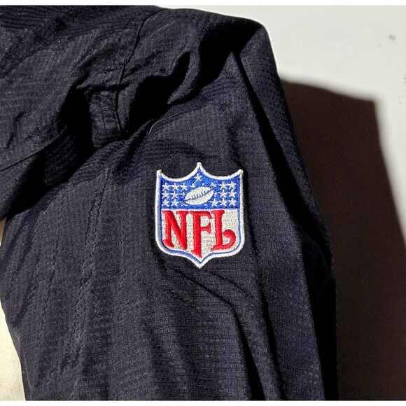 VTG Reebok Oakland Raiders On Field NFL Team Apparel Jacket Mens Size L 1/4 Zip - Picture 13 of 16